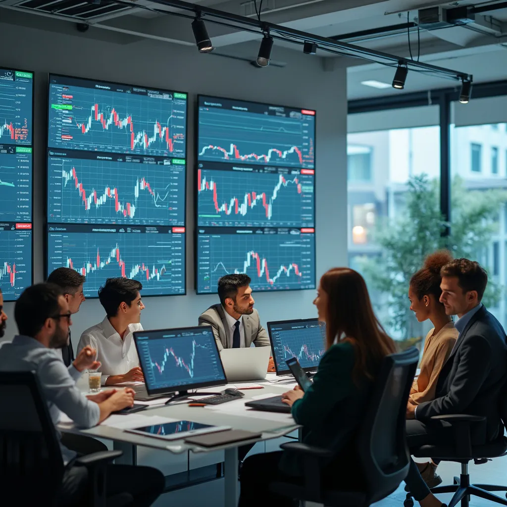 Equipo de FinanzasClaras Argentina colaborando en oficina moderna